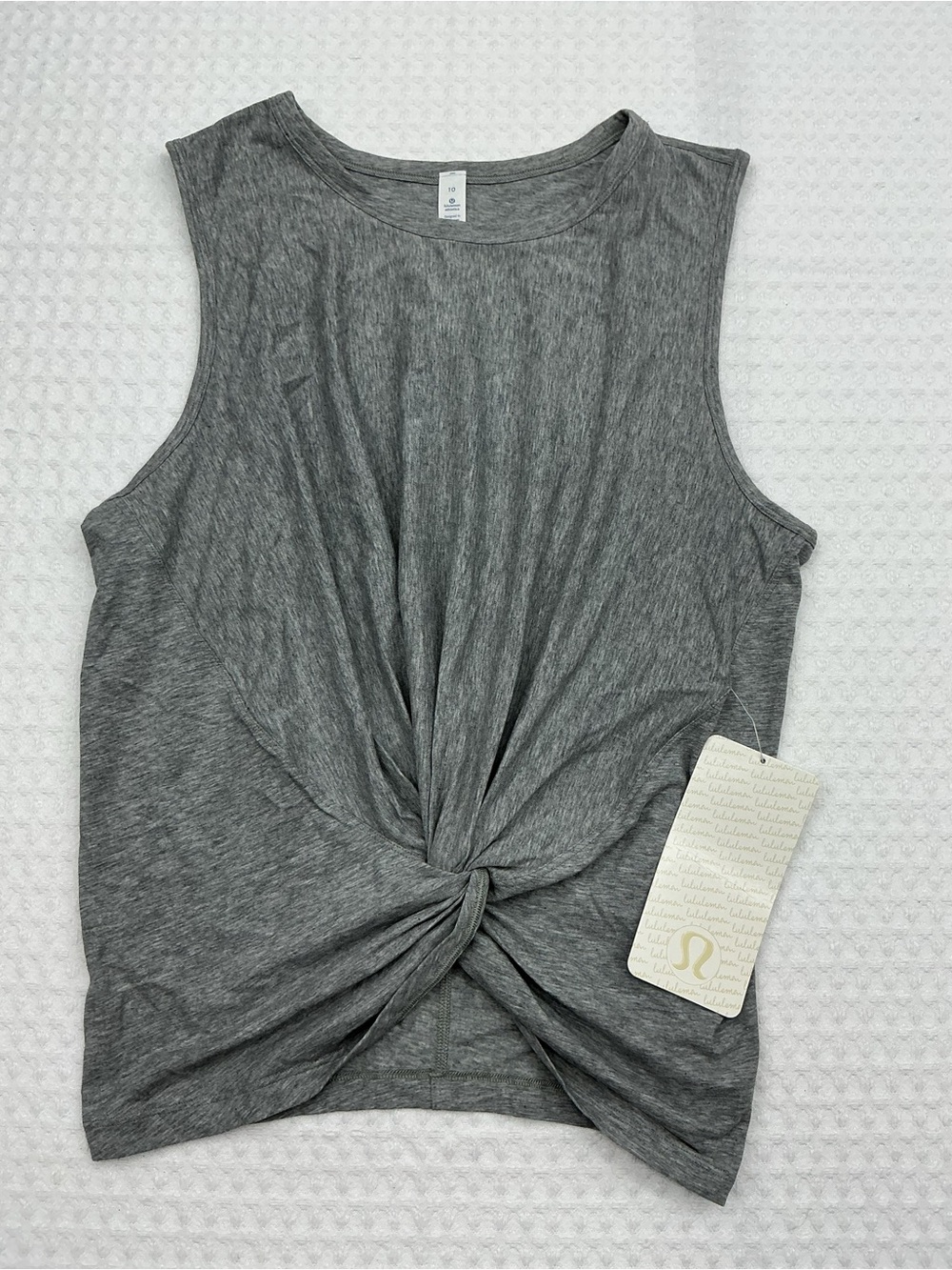 lululemon crescent tank gray